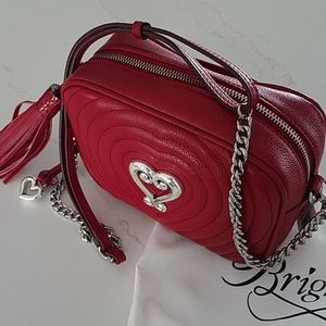 CLOSET CLOSING NWT Brighton Patty Bag, Burgundy